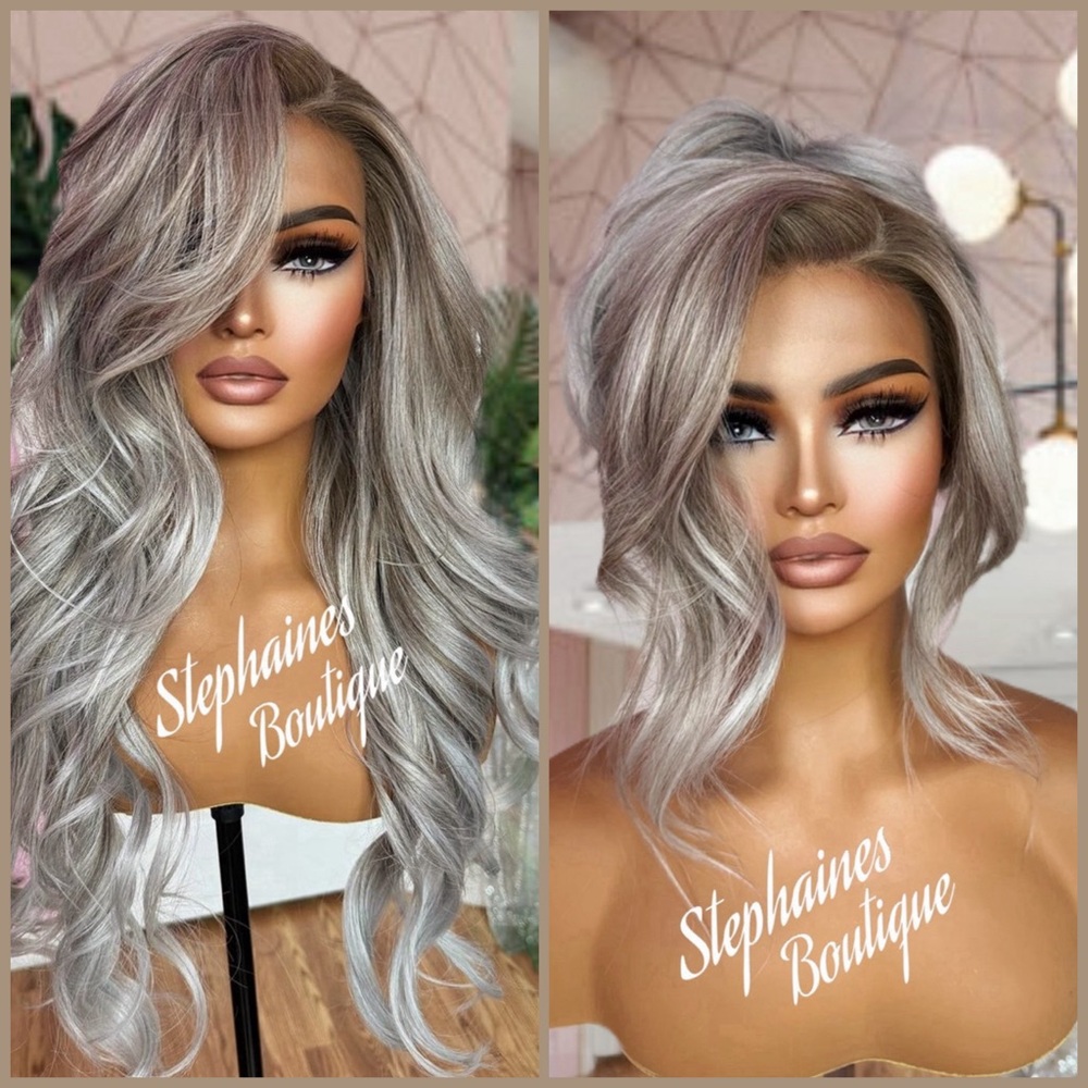 Human Hair Blended Lace Front Wig
